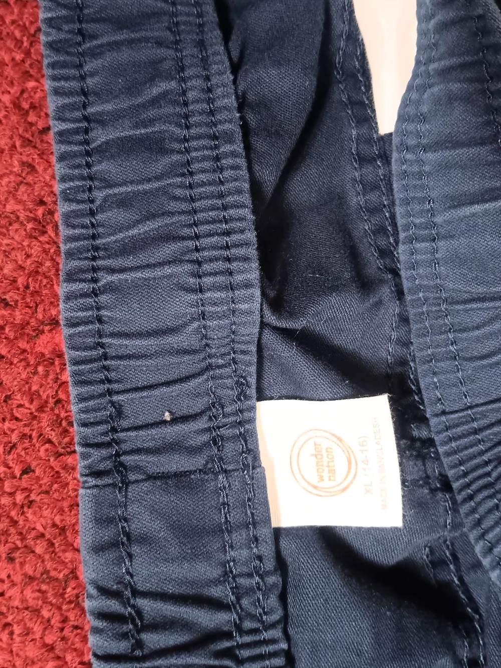 Wonder Nation Navy Blue Women’s Elastic Waist Jeans